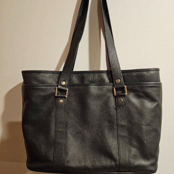 Kenneth Cole Reaction - PU Leather tote with computer sleeve - Picture 2 of 2